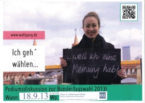 Wahl 2013 Poster